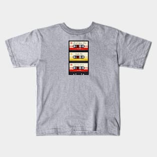 Cassette Tapes Trio Kids T-Shirt